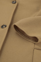 Loose Wool Lapel Coat coats