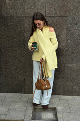 Soft Wool Oversized Pullover Sweater