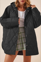 Casual Long Hooded Puffer Jacket