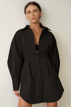Elegant Vintage Waist Defining Blouse