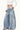 Letter Printed Slouchy Wide Leg Versatile Jeans Secondary image
