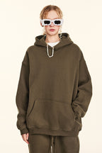 Oversized Heavyweight Fleece Pullover Hoodie