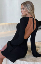 Adalee Mini Graceful Dress Black Dress