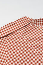 Vintage Plaid Lapel Long Overcoat