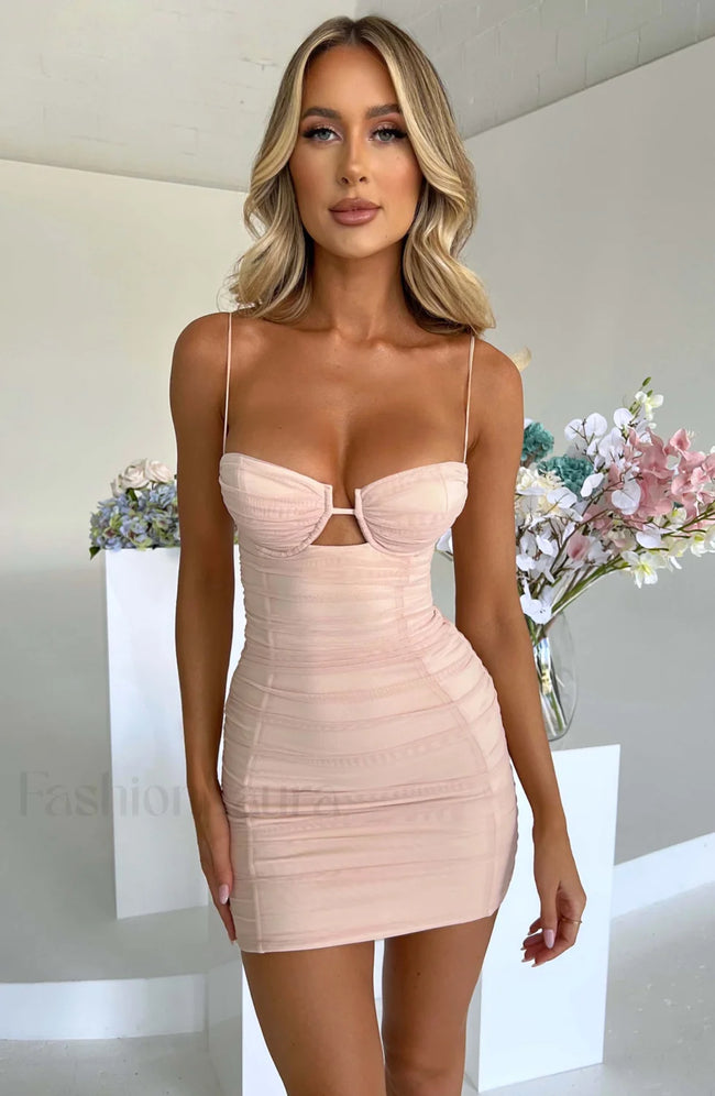 Adina Mini Graceful Dress Nude XS Dress Main image