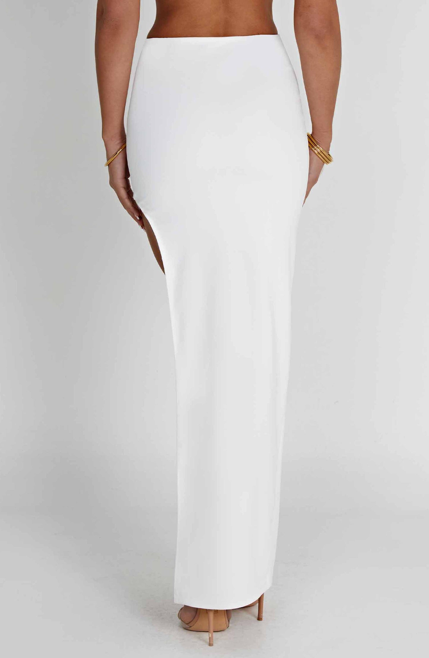 Adorn Maxi Graceful Skirt - Ivory