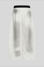 Tie Dye Typography Wide Leg Sweatpants