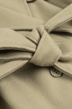 Wide Notch Lapel Single Breasted Overcoat