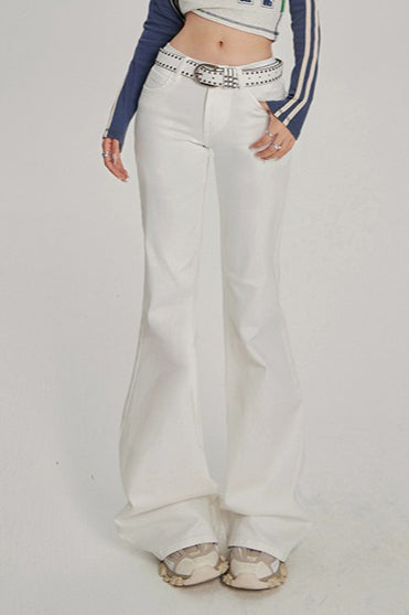 Low Rise Stretchy Slim Bootcut Jeans Main image
