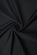 Lace Hollow Out Tie Detail Slim Fit Tee