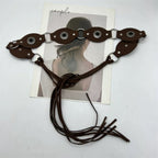 Bohemian Tassel Waist Chain Wide Waist Belt