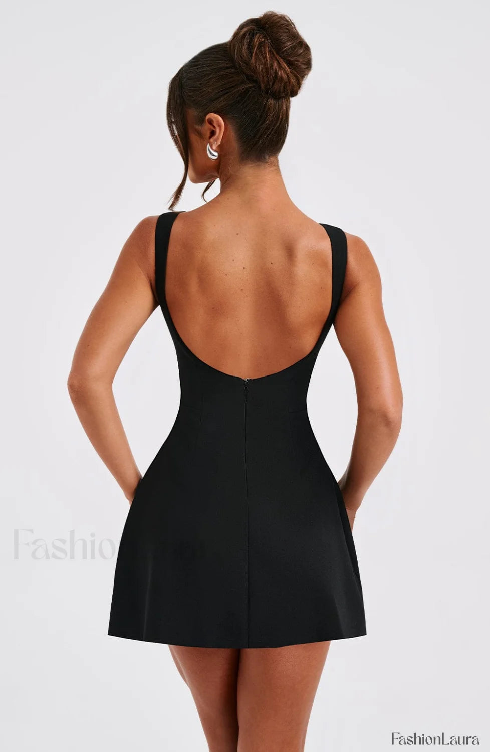 Alana Mini Graceful Dress Black Dress