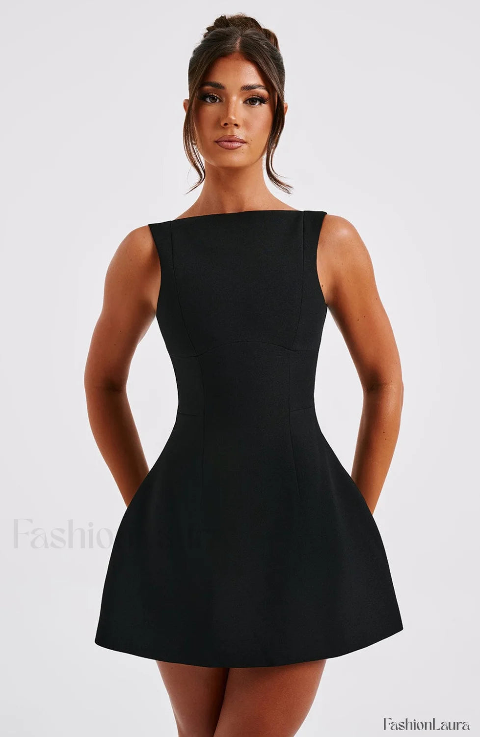 Alana Mini Graceful Dress Black XS Dress