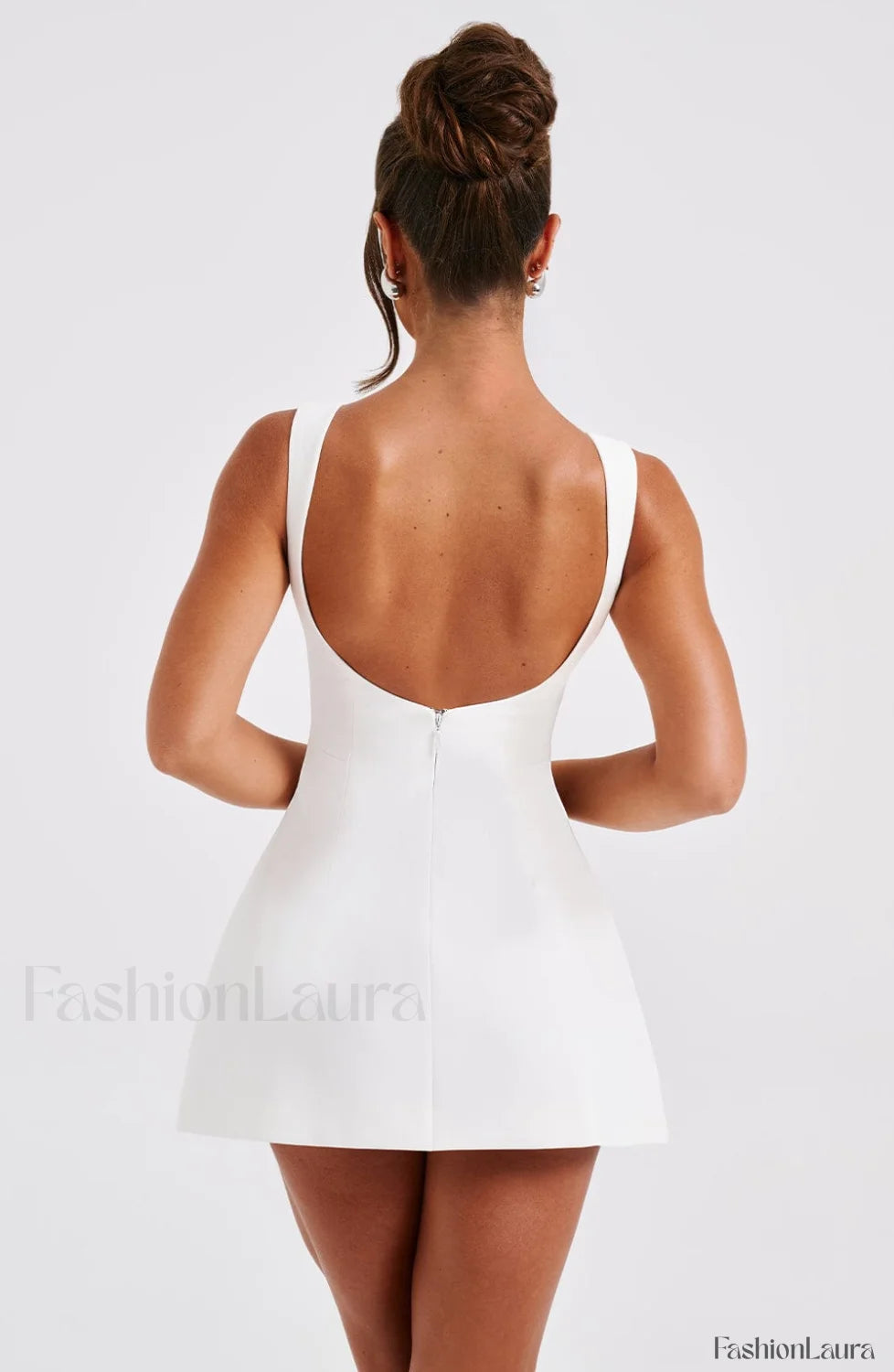 Alana Mini Graceful Dress Ivory Dress