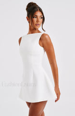 Alana Mini Graceful Dress Ivory Dress