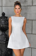 Alana Mini Graceful Dress Ivory S Dress