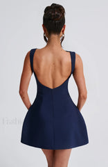 Alana Mini Graceful Dress Navy Dress