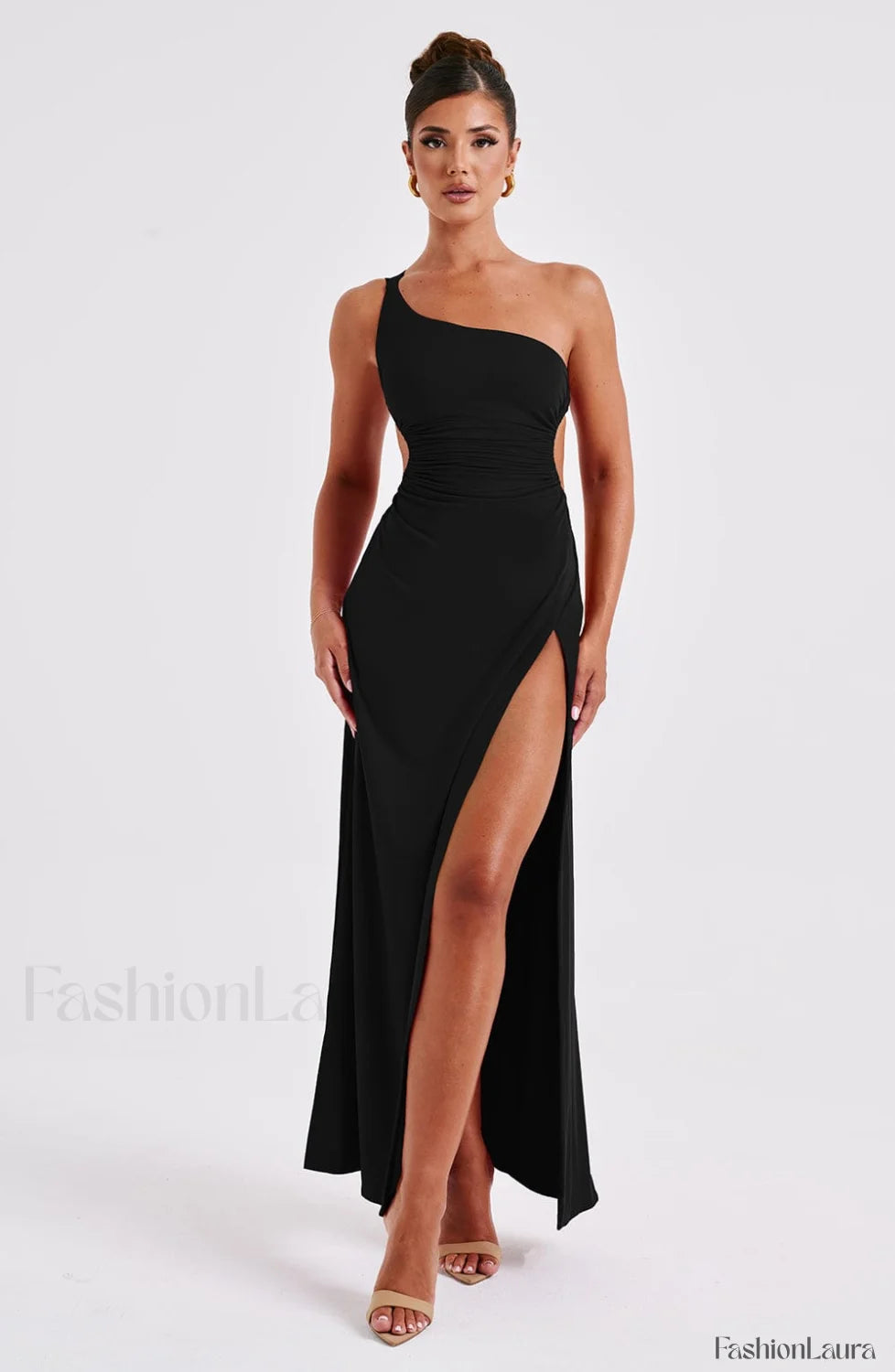 Alecia Maxi Graceful Dress Black Dress