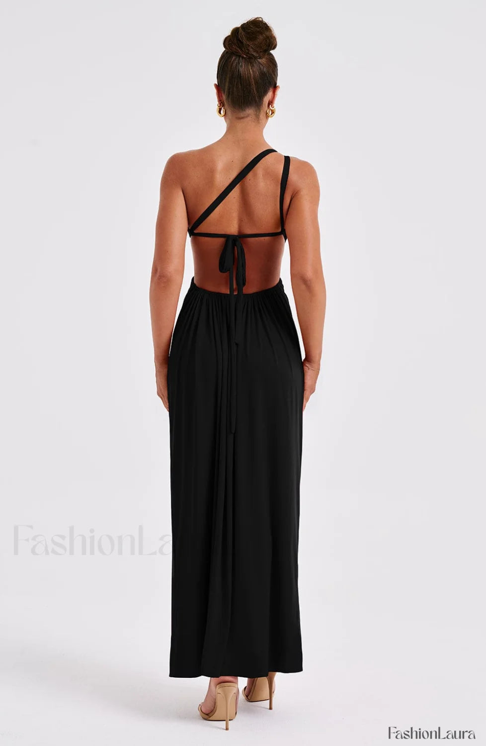 Alecia Maxi Graceful Dress Black Dress
