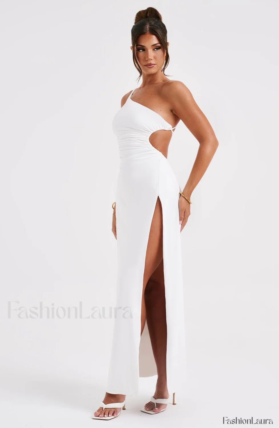 Alecia Maxi Graceful Dress White Dress