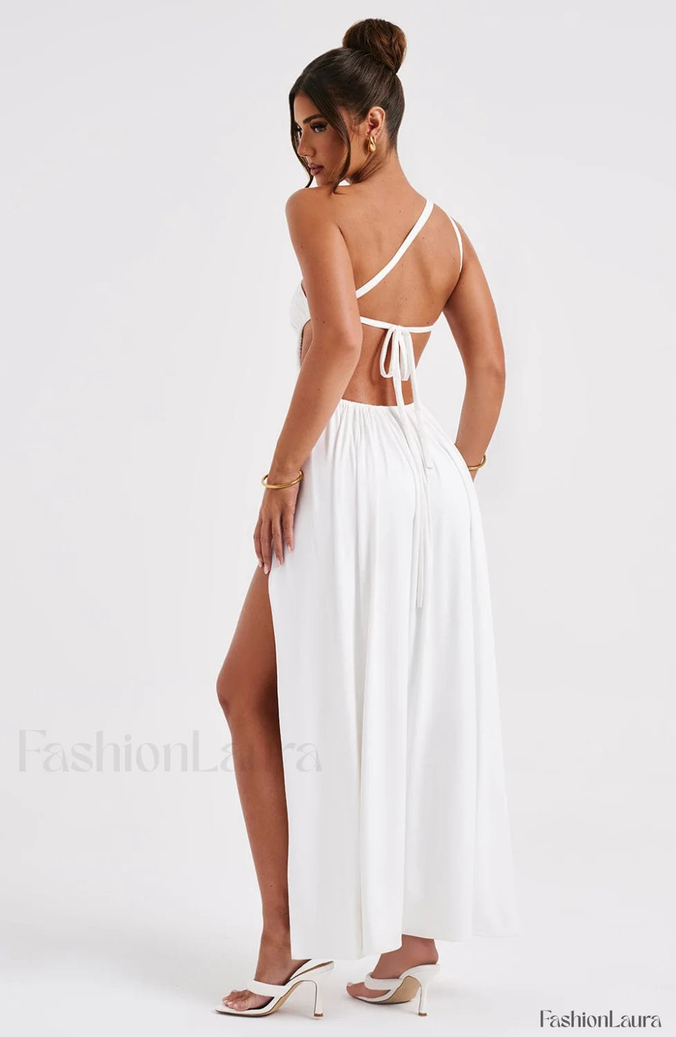 Alecia Maxi Graceful Dress White Dress