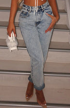 Ali Boyfriend Jeans Trendy Acid Blue XS Jeans