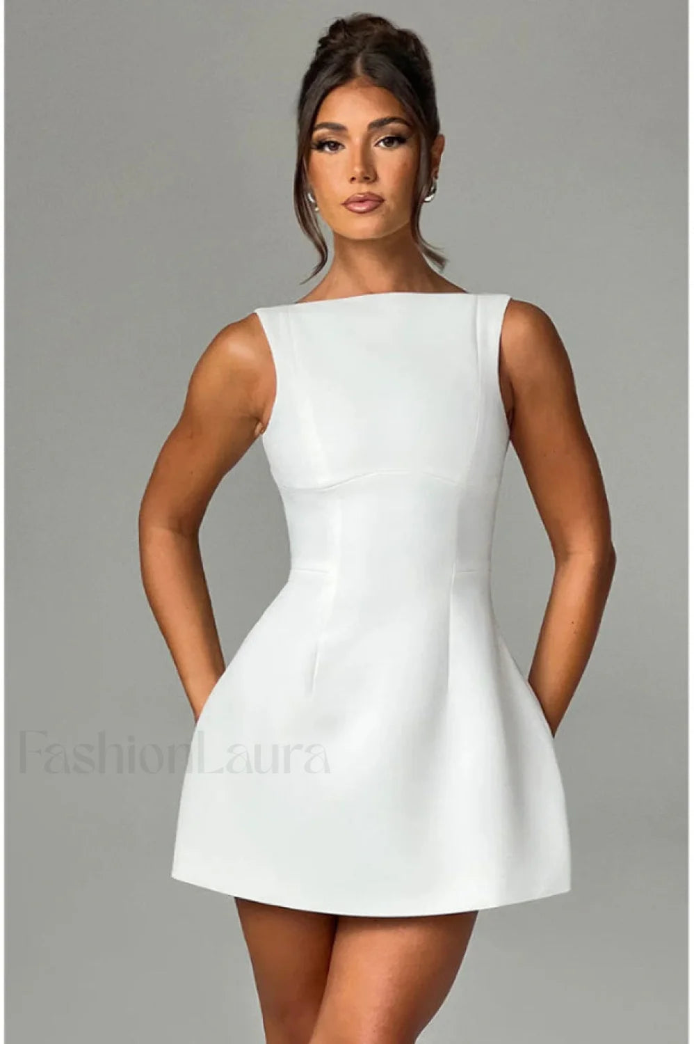 Alicia Elegant Mini Dress