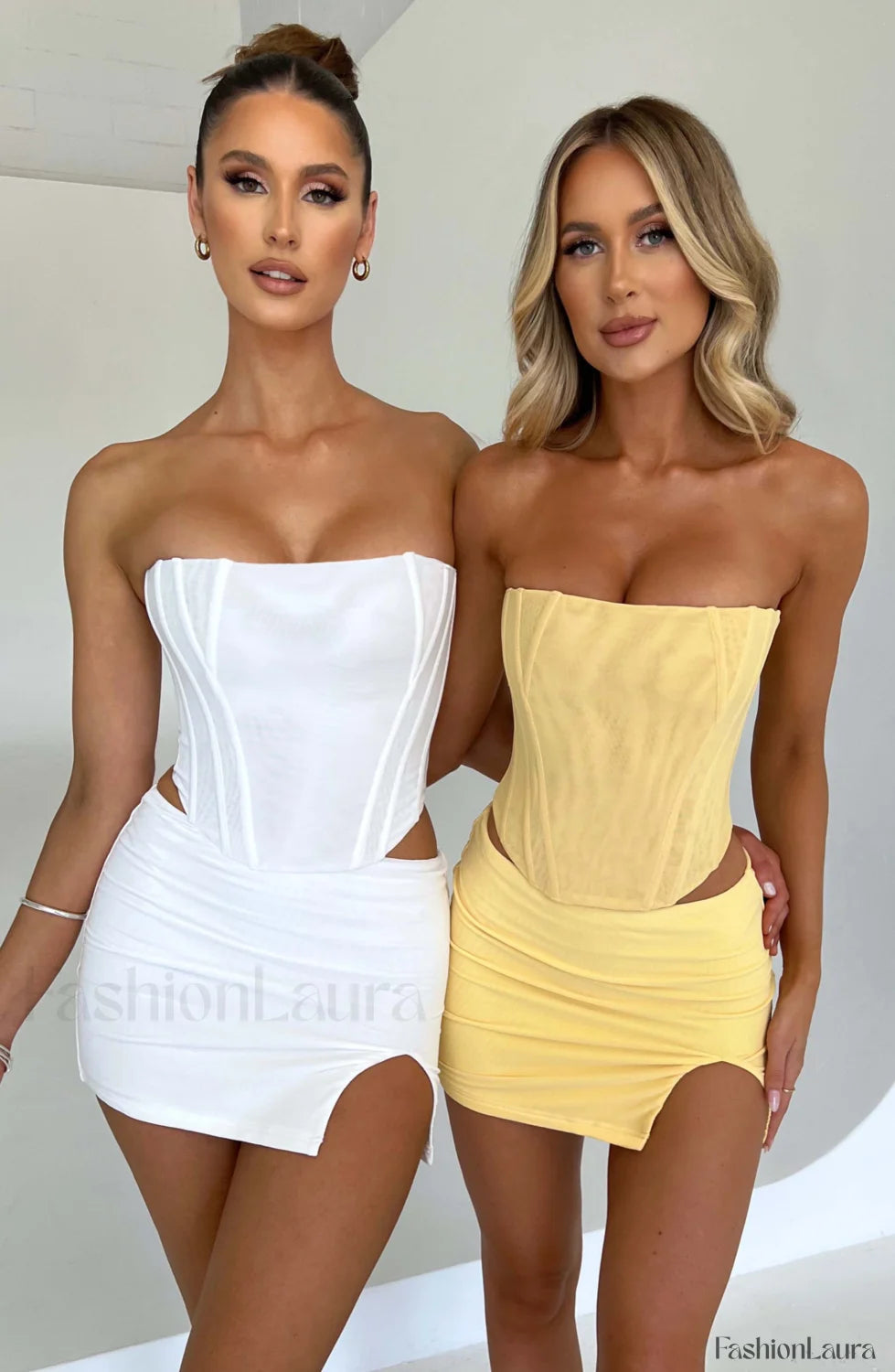 Alina Mini Graceful Skirt Lemon Skirt