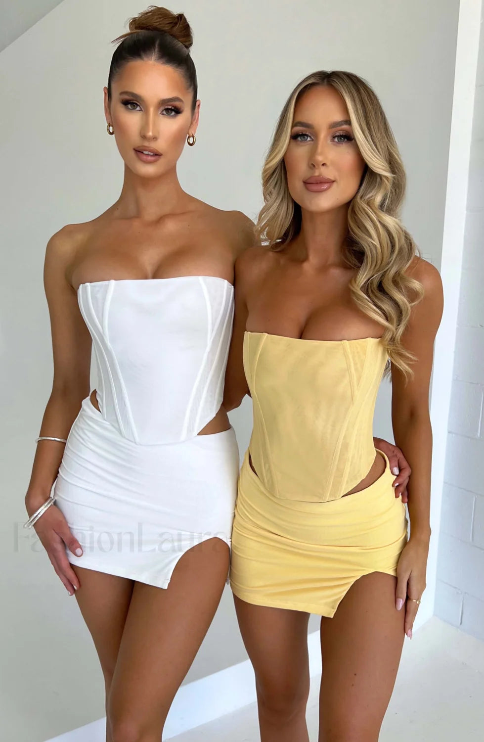 Alina Mini Graceful Skirt White Skirt