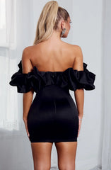 Allie Mini Graceful Dress Black Dress