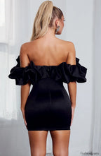Allie Mini Graceful Dress Black Dress