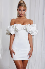 Allie Mini Graceful Dress White Dress