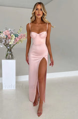 Alora Maxi Graceful Dress Blush Dress