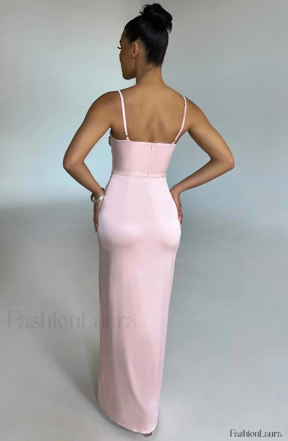 Alora Maxi Graceful Dress Blush Dress