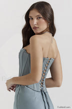 Amadi Satin Bra Charming + Maxi Skirt Set