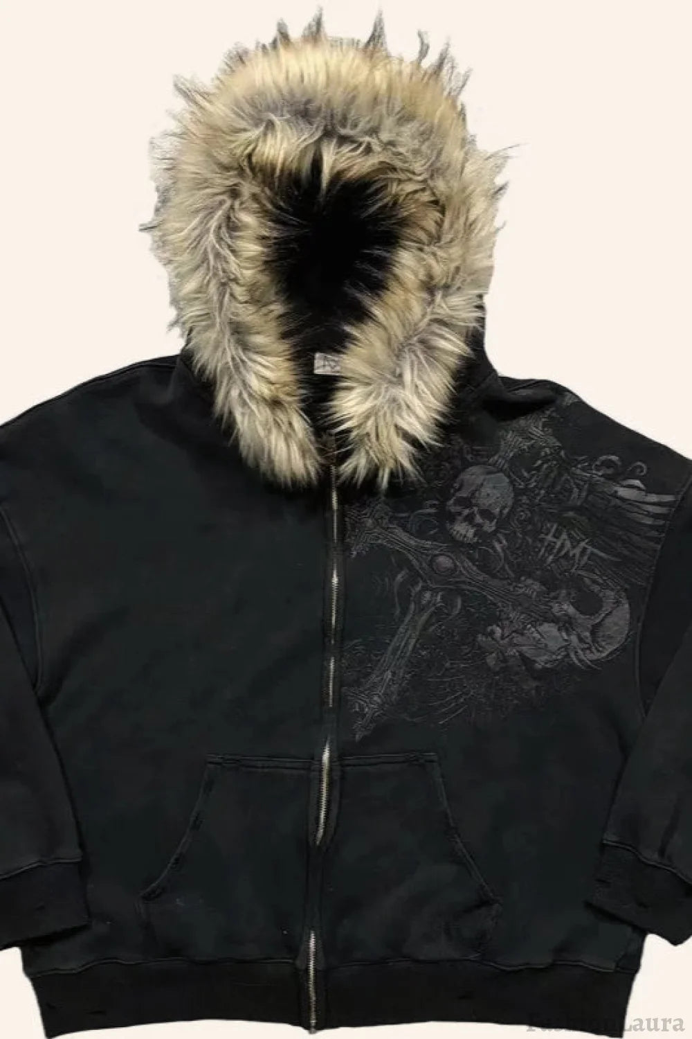 American Gothic Skeleton Bone Hoodie