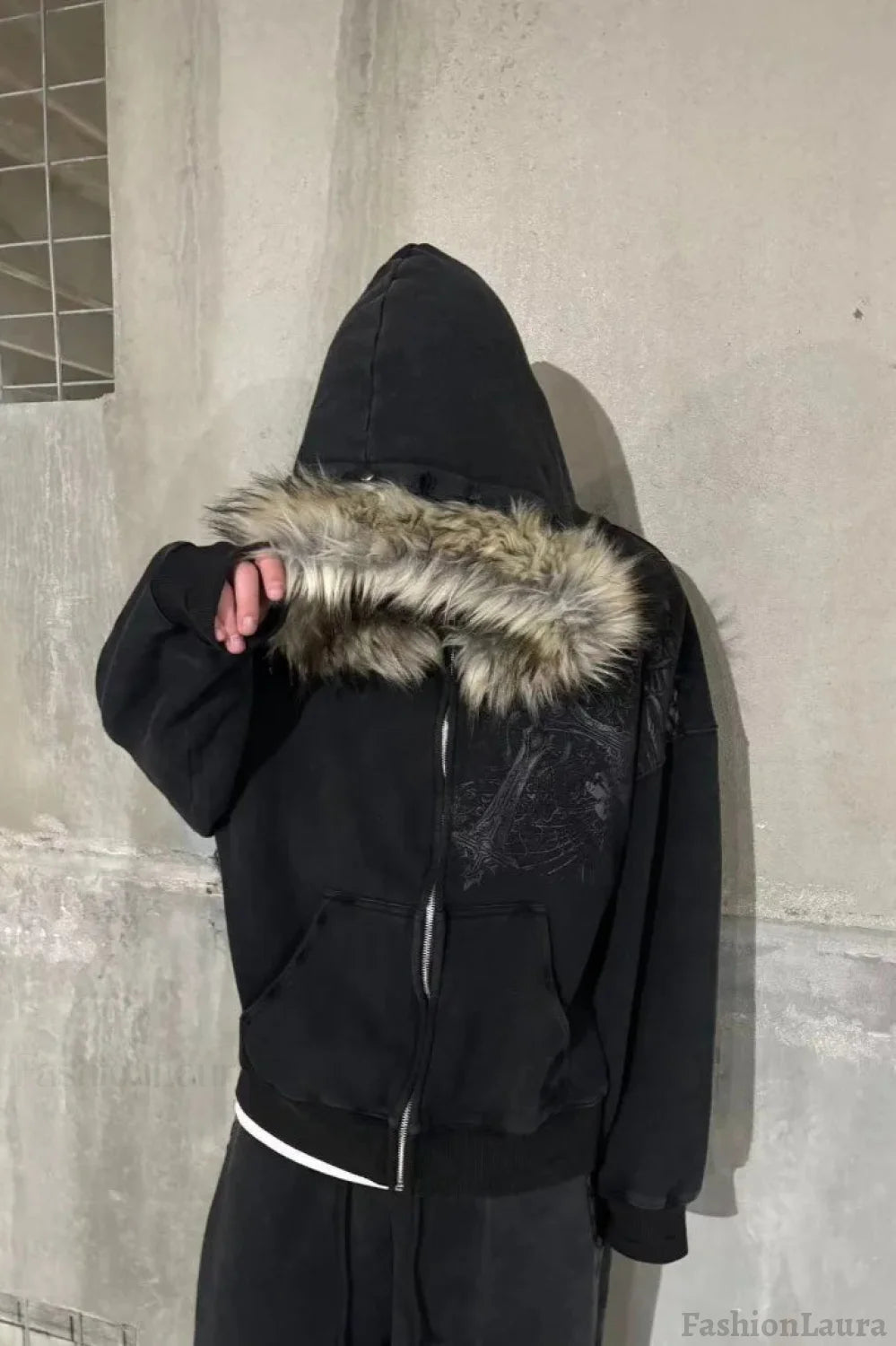 American Gothic Skeleton Bone Hoodie