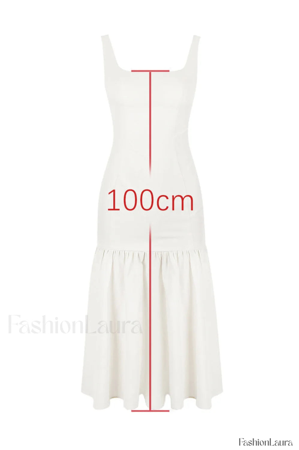 Amore Dropped Stylish Waist Midi Dress