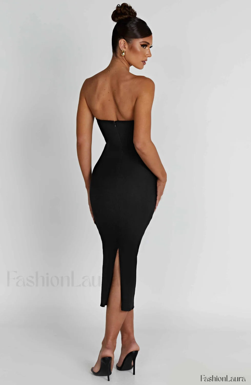 Amore Midi Graceful Dress Black Dress