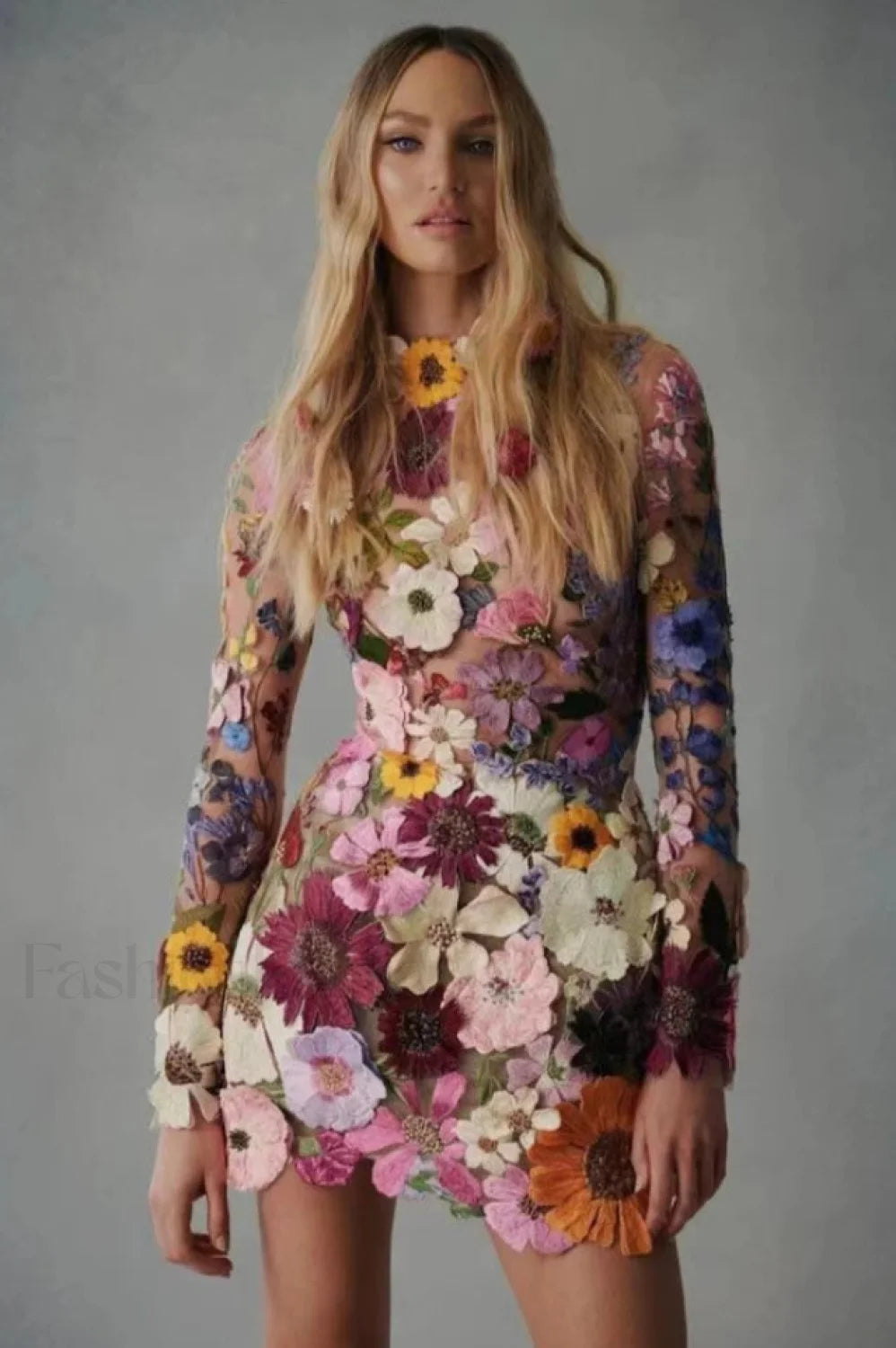 Amy Lynn Stylish Backless Mini Dress S / 1#