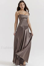 Anabella Black Lace Charming Up Maxi Dress