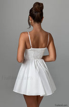 Analeigh Mini Graceful Dress Ivory Dress