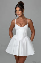 Analeigh Mini Graceful Dress Ivory Dress