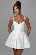 Analeigh Mini Graceful Dress Ivory Dress
