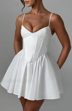 Analeigh Mini Graceful Dress Ivory Dress