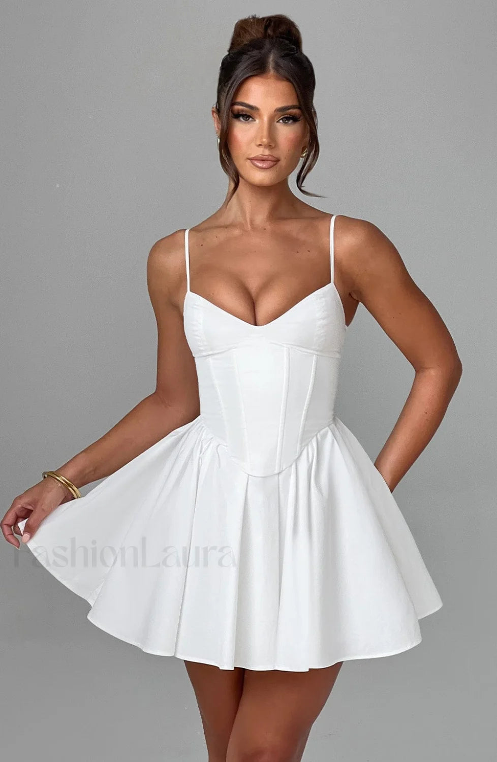 Analeigh Mini Graceful Dress Ivory XS Dress Main image