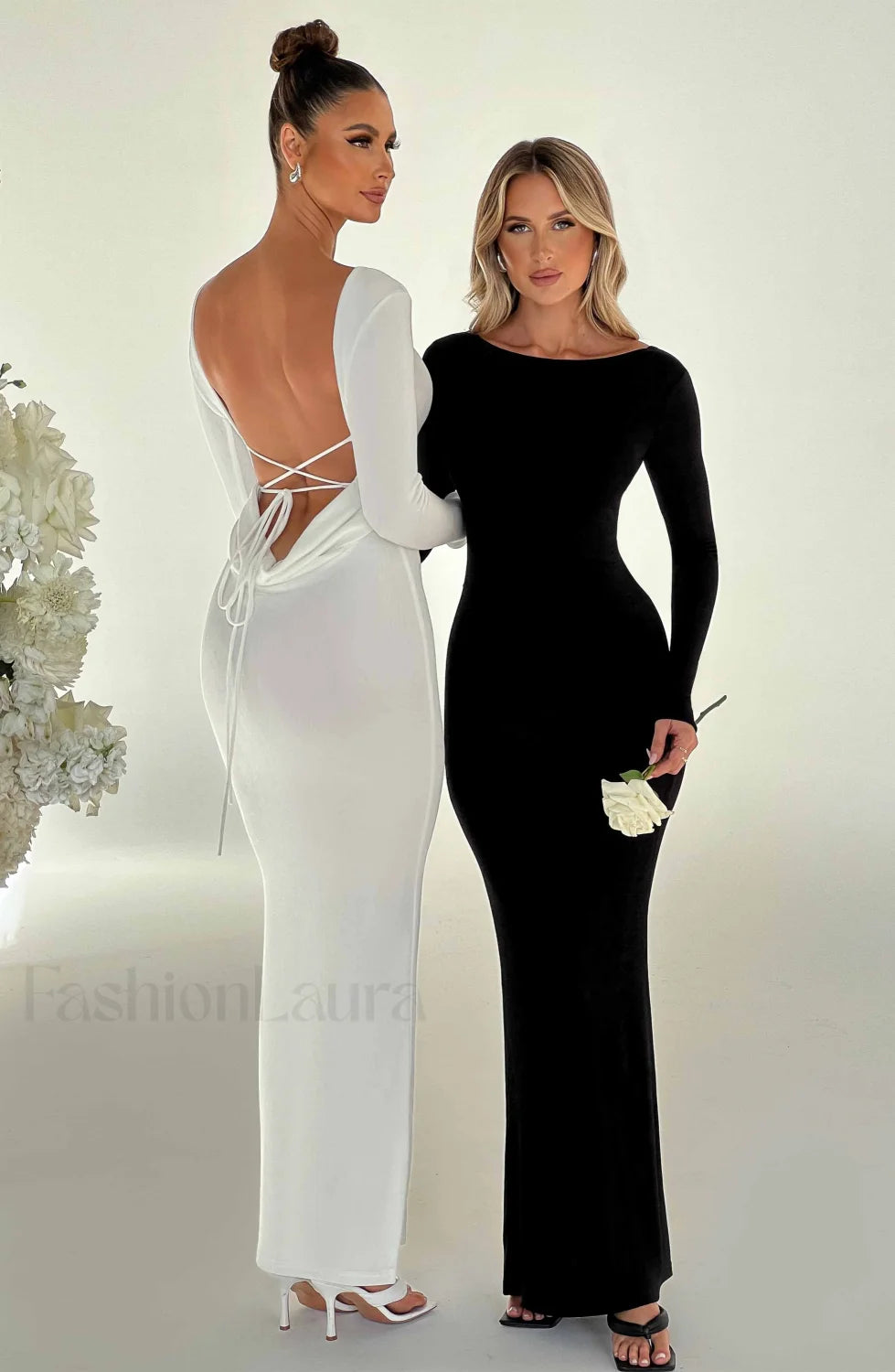 Anastassia Maxi Graceful Dress Black Dress