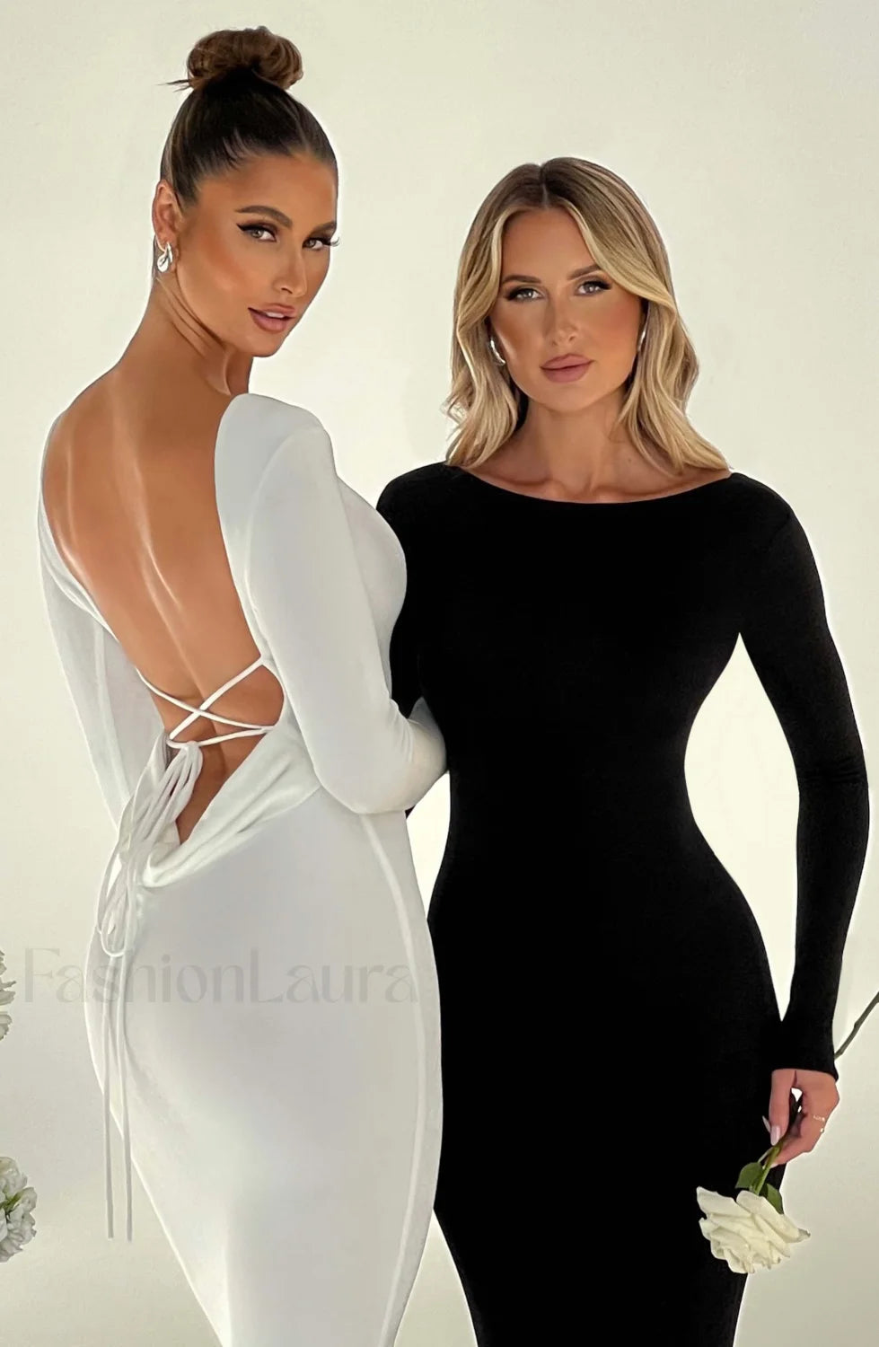 Anastassia Maxi Graceful Dress Black Dress