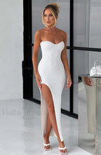Angela Maxi Graceful Dress White Dress