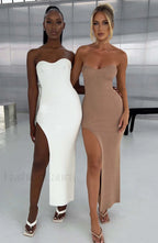 Angela Maxi Graceful Dress White Dress